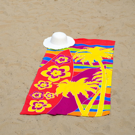 Yellow Palm Trees Towel by Geezy - UKBuyZone