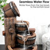 GEEZY Water Feature Indoor/Outdoor LED (Barrel)