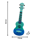 The Magic Toy Shop Ukulele 4 Strings Blue Musical Instrument