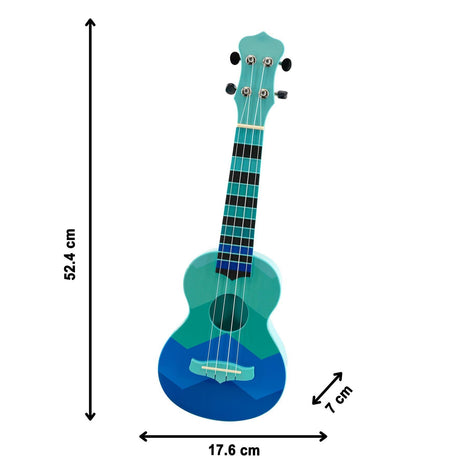 The Magic Toy Shop Ukulele 4 Strings Blue Musical Instrument