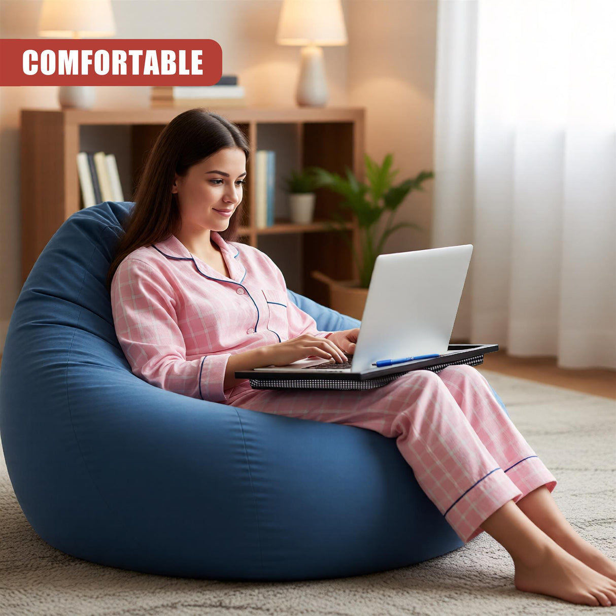 Lap Tray With Bean Bag Cushion (Llama)