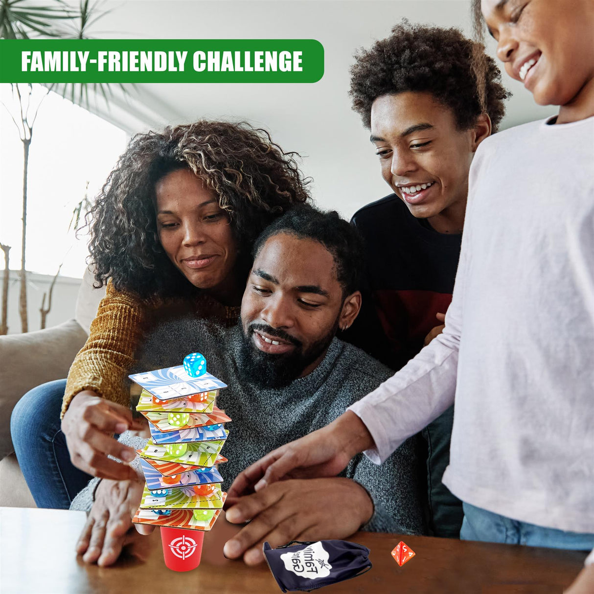 Dice Tower Balancing Board Game