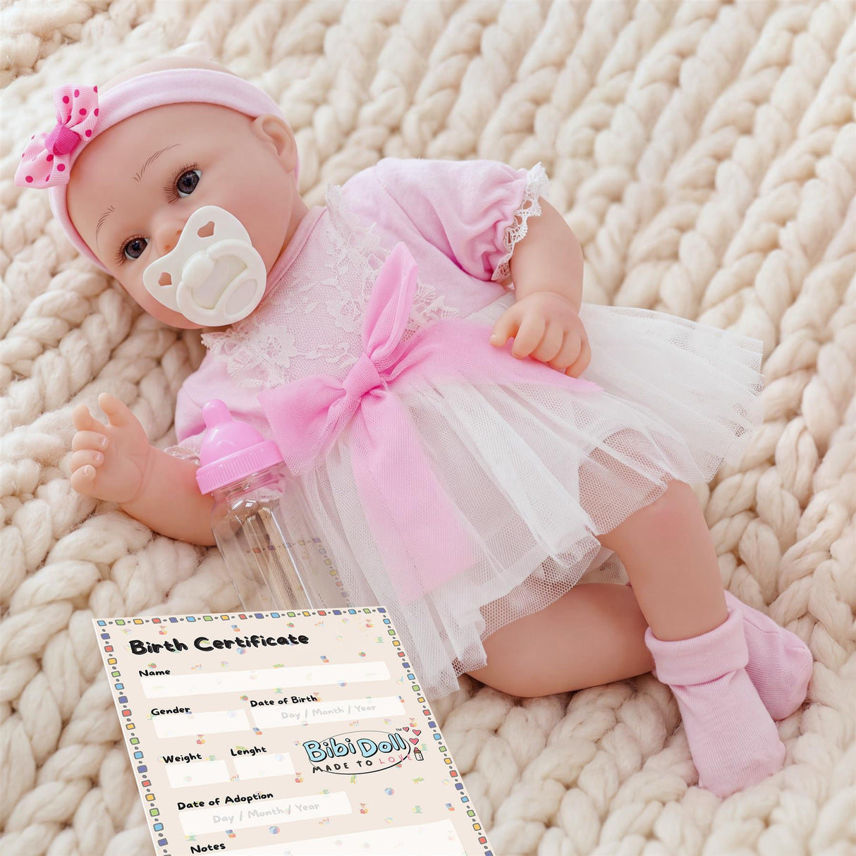 BiBi Doll Reborn Girl "Begonia" (43 cm / 17")
