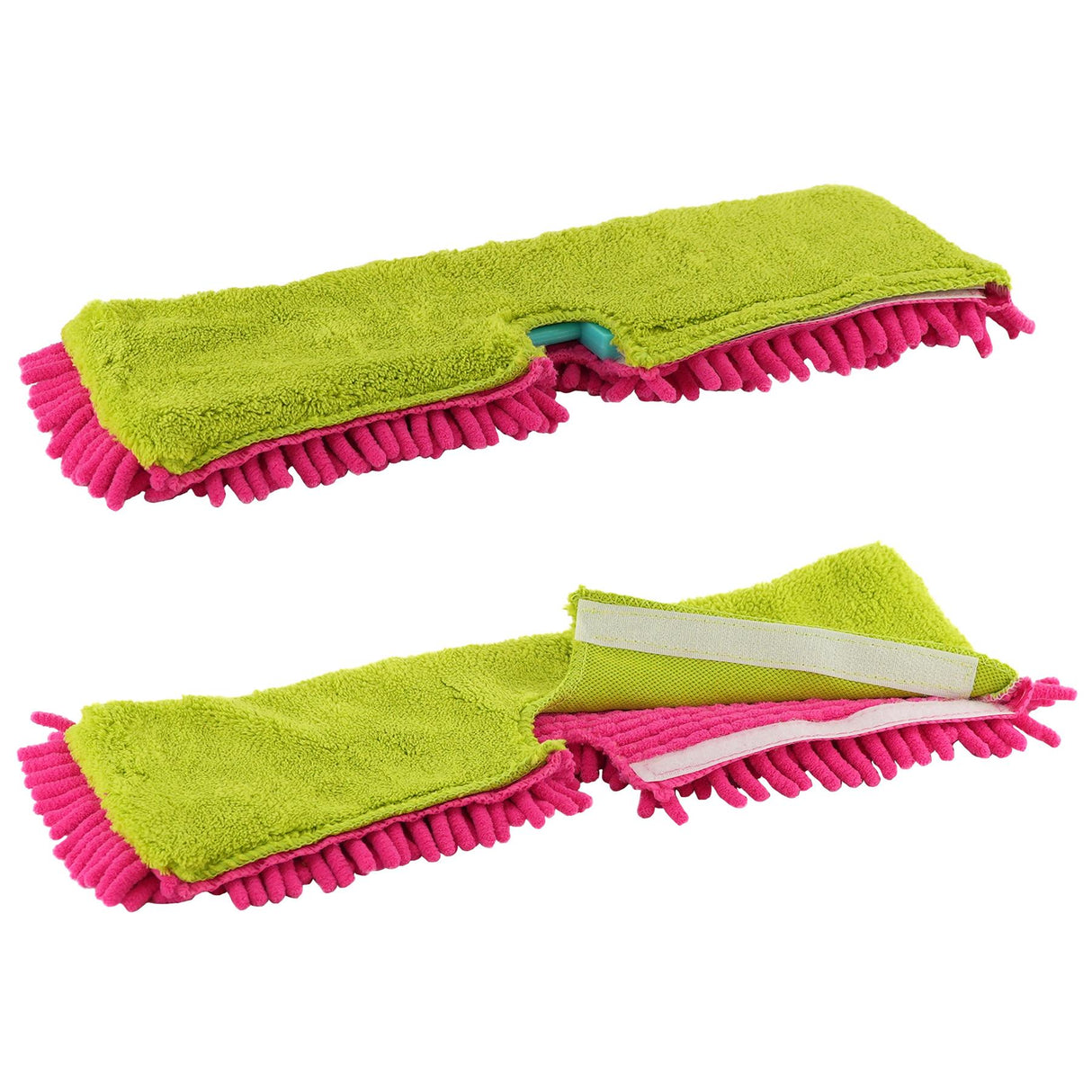 Double-Sided Microfibre Mop + 1 FREE Mop Pad Refill