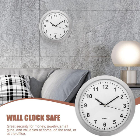 GEEZY Secret Wall Clock Home Safe