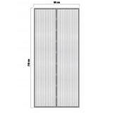 Magnetic Insect Door Screen Grey