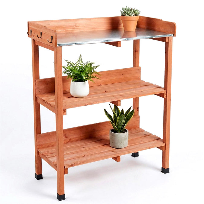 Wooden Potting Bench - UKBuyZone