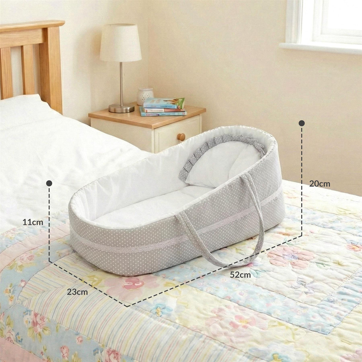 Large Baby Doll Carry Cot (50 cm / 20")