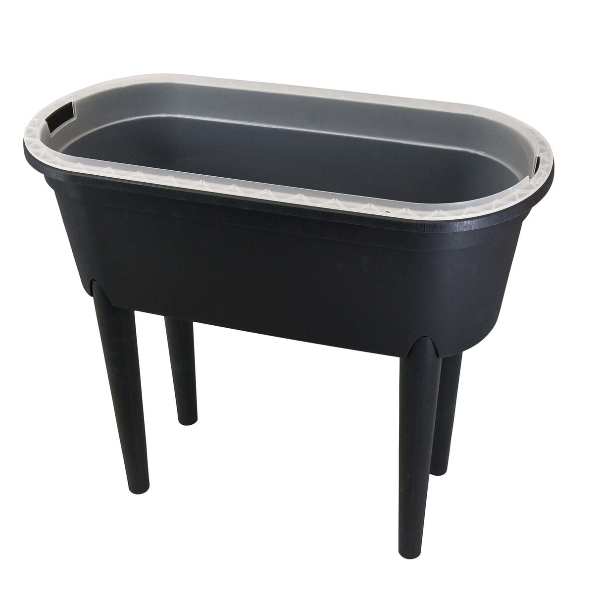 GEEZY Large Black Raised Garden Bed Planter With Lid and Legs Greenhouse Growing Table - The Magic Toy Shop