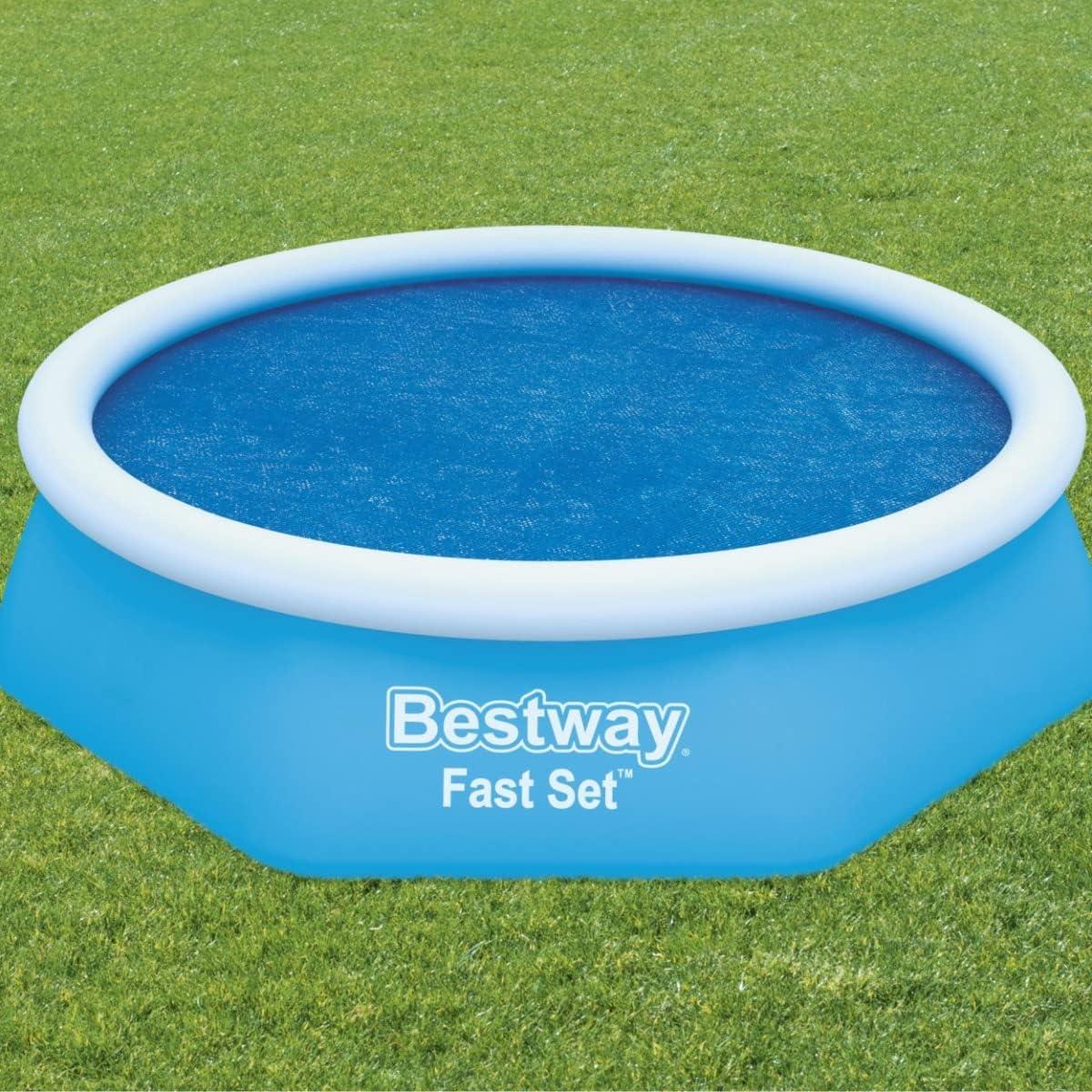8 ft Bestway Round Solar Swimming Pool Cover by Bestway - UKBuyZone