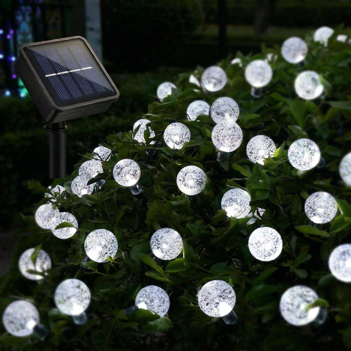 Crystal Ball Solar String Lights