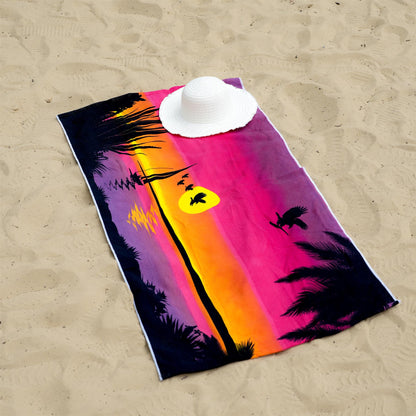 Sunrise Design Large Towel by Geezy - UKBuyZone