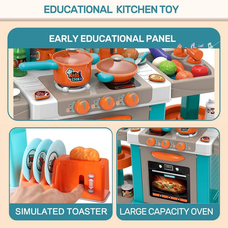 Kids Kitchen Play Set by The Magic Toy Shop - UKBuyZone