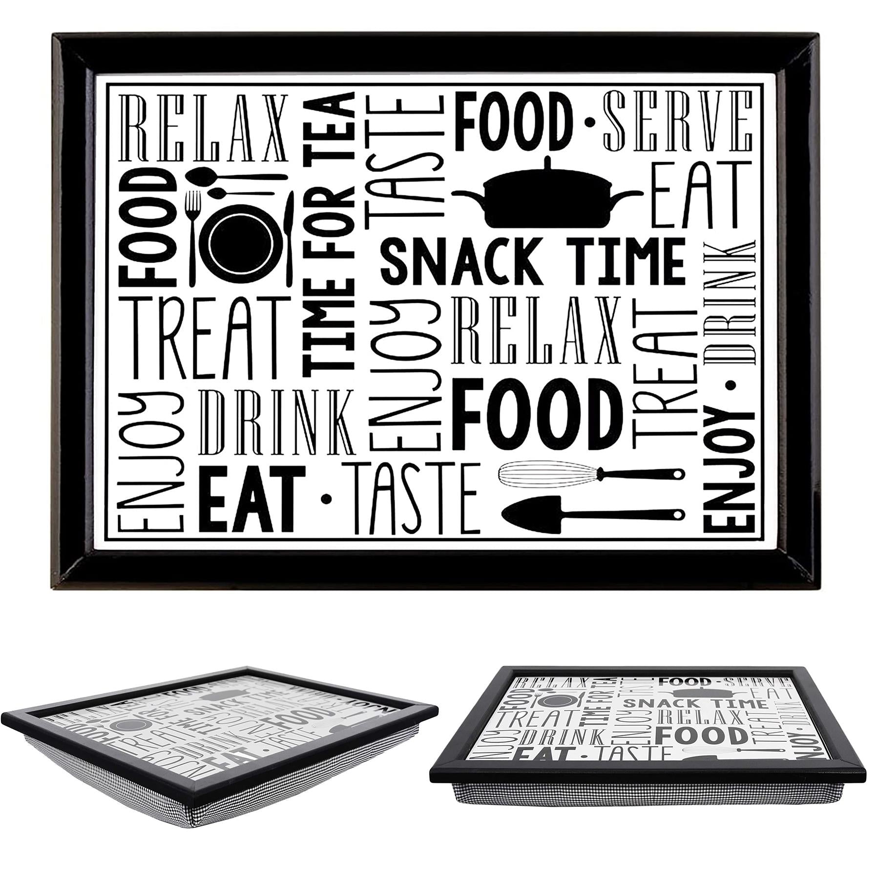 Snack Time Lap Tray With Bean Bag Cushion by Geezy - UKBuyZone