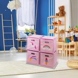 Kids Storage Cube Units, Unicorn Theme
