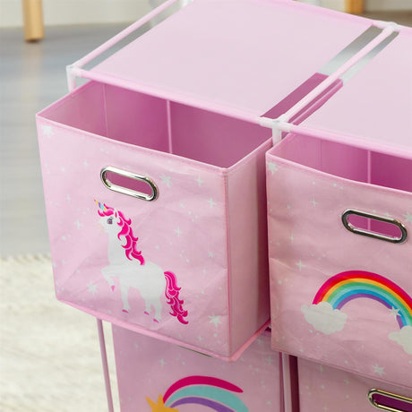 Kids Unicorn Design Storage Cubes by The Magic Toy Shop - UKBuyZone