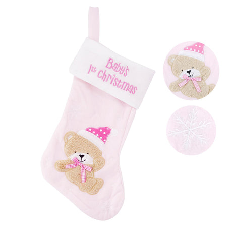 PINK BABY STOCKING by The Magic Toy Shop - UKBuyZone