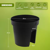 Flower Bridge Hanging Planter Round Pot by GEEZY - UKBuyZone