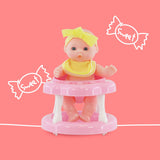 Set of 8 Mini Baby Dolls with Costumes & Accessories