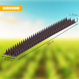 Anti Climb Fence Wall Spikes 10 Pieces by GEEZY - UKBuyZone