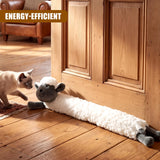 Novelty White Sheep Draught Excluder for Doors