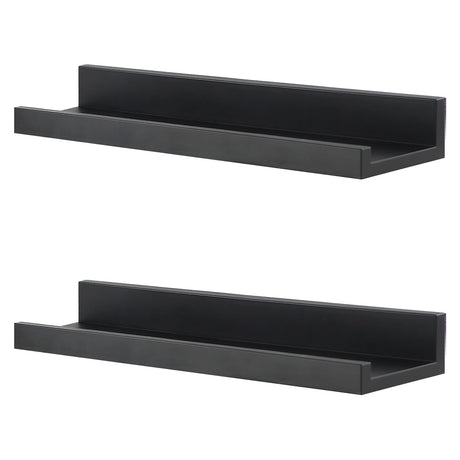 Black Shelf 45 cm Pack 2 by GEEZY - UKBuyZone