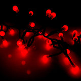 200 Berry Christmas LED Lights Red
