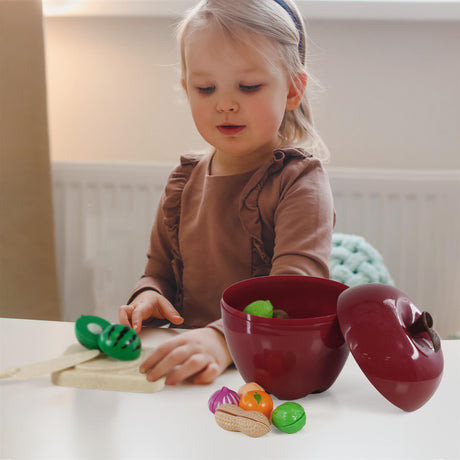 Fruit Cutting Toy Set with Storage Case by The Magic Toy Shop - UKBuyZone