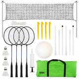 2-in-1 Complete Badminton and Volleyball Set by The Magic Toy Shop - UKBuyZone
