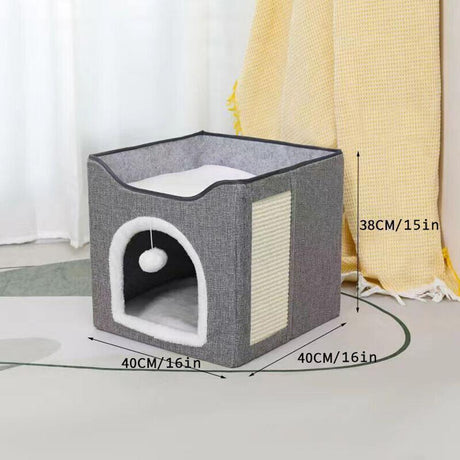 GEEZY Foldable Cosy Cat Houses