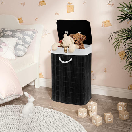 Bamboo Laundry Basket by GEEZY - UKBuyZone