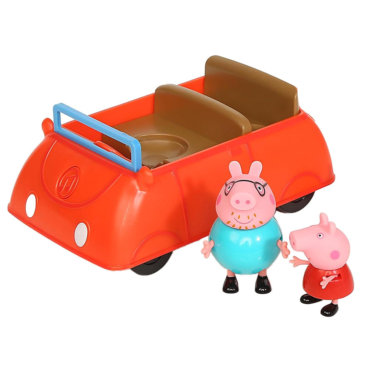 Peppa's Family Red Car Toy Set