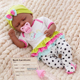 BiBi Black Doll Reborn Ethnic Sleeping Girl "Fay" (50 cm / 20")