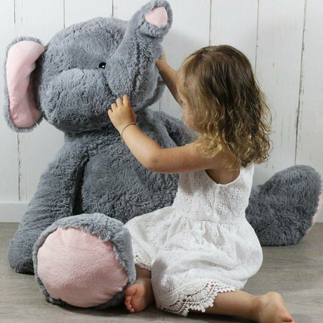 40" Jumbo Elephant Soft Toy by The Magic Toy Shop - UKBuyZone