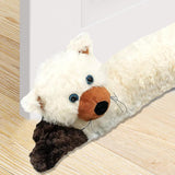 Cream Cat Novelty Draught Excluder