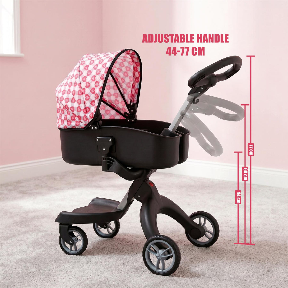 2-in-1 Doll's Pram & Carrier