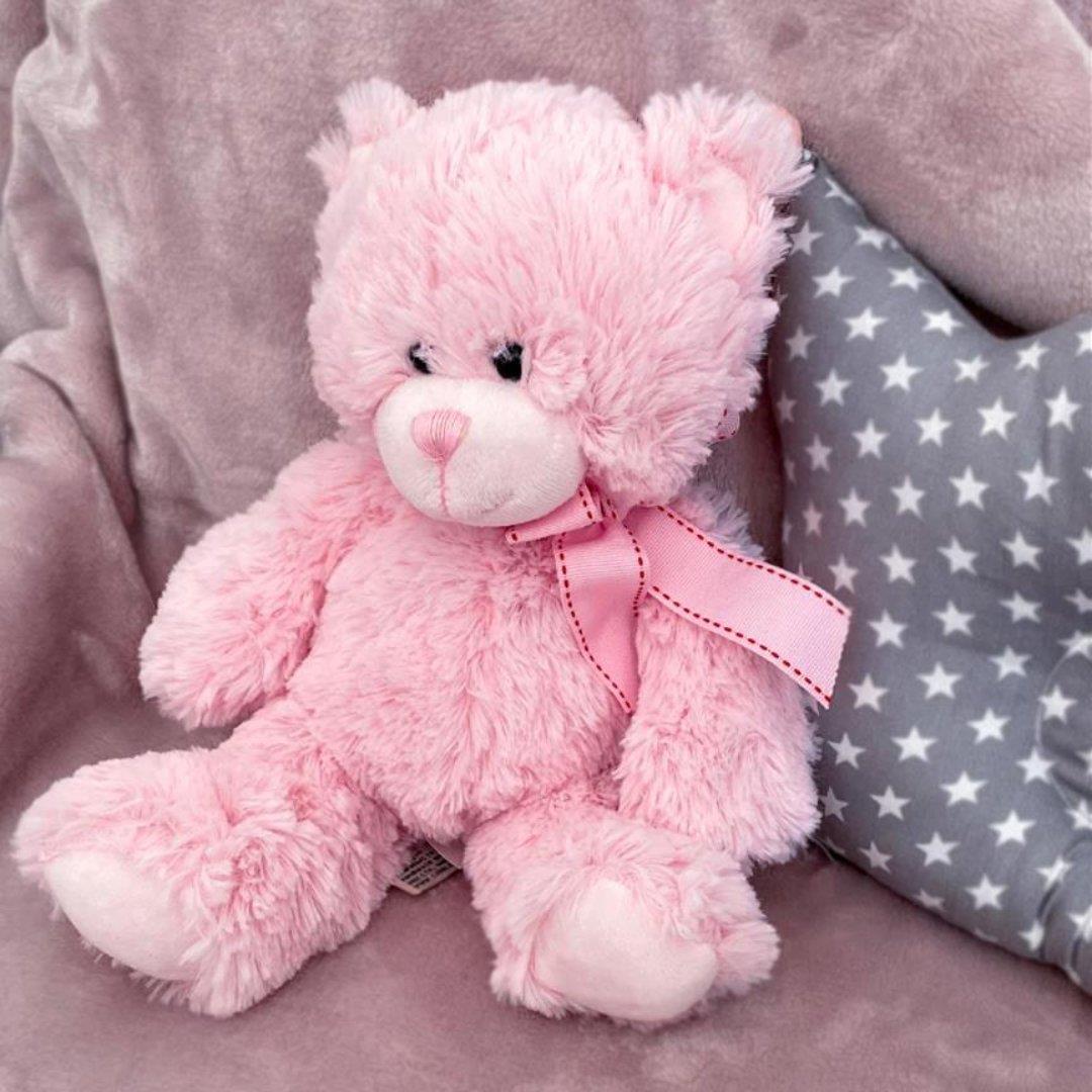 Pink Mini Plush Soft Teddy Bear Toy by The Magic Toy Shop - UKBuyZone