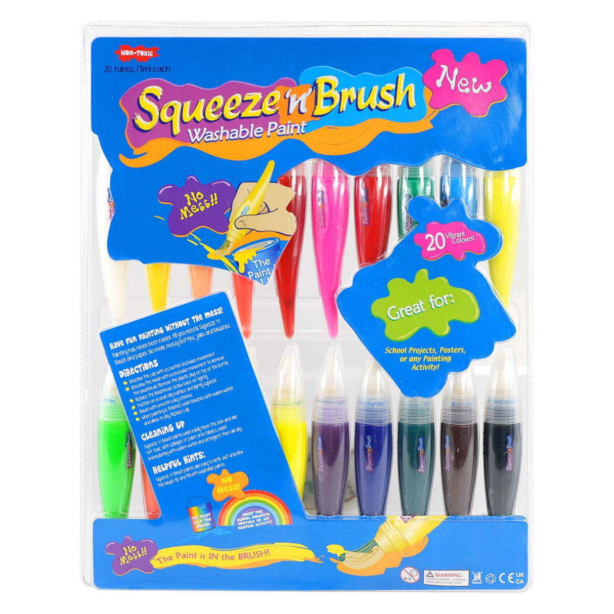Squeeze n Brush Washable Paint by The Magic Toy Shop - UKBuyZone