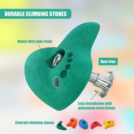 Climbing Stones for Climbing Wall by The Magic Toy Shop - UKBuyZone