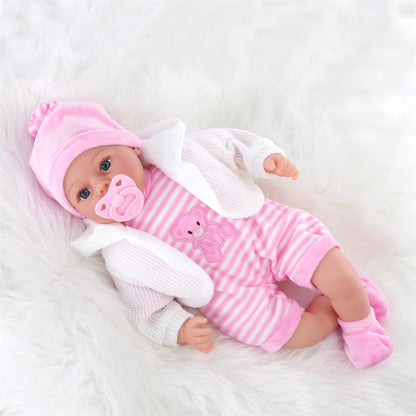 Baby Doll With Dummy & Sounds Pink by BiBi Doll - UKBuyZone