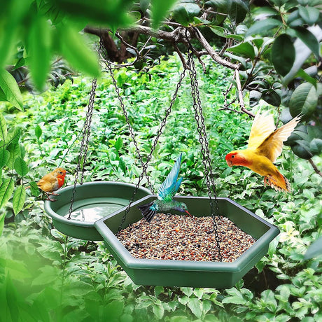 2 in 1 Bird Feeder & Bath by GEEZY - UKBuyZone