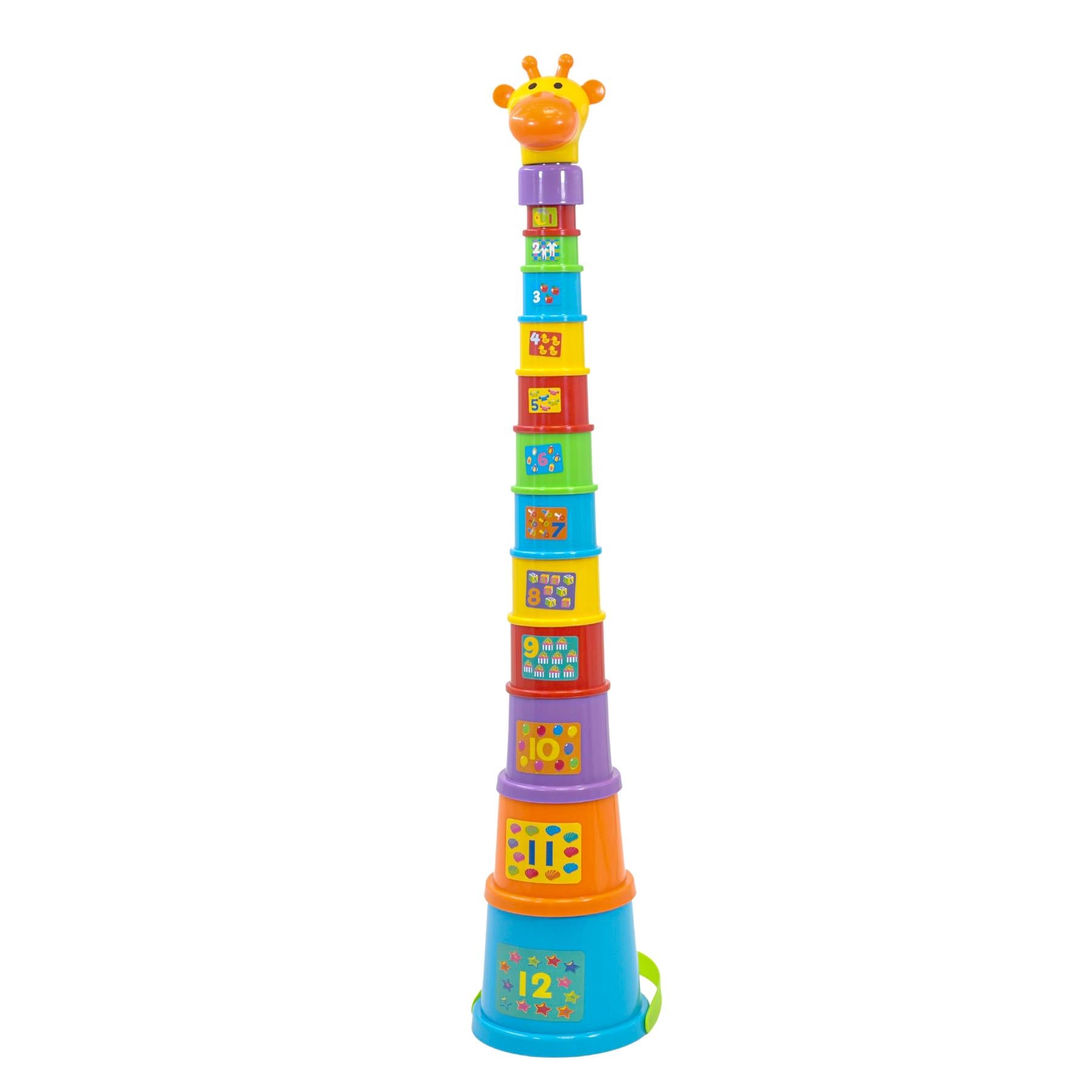 Gerry the Giraffe Shape Sorting Jumbo Stacking Cups by The Magic Toy Shop - UKBuyZone