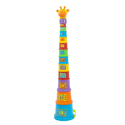 Gerry the Giraffe Shape Sorting Jumbo Stacking Cups by The Magic Toy Shop - UKBuyZone