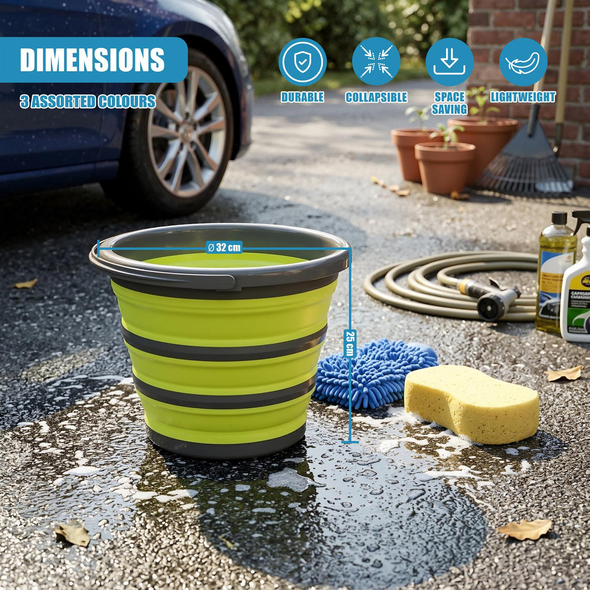 Collapsible Bucket 10L
