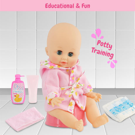 Doll and Bath set with Accessories by BiBi Doll - UKBuyZone