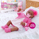 BiBi Black Doll Reborn Ethnic "Blossom" (50 cm / 20")