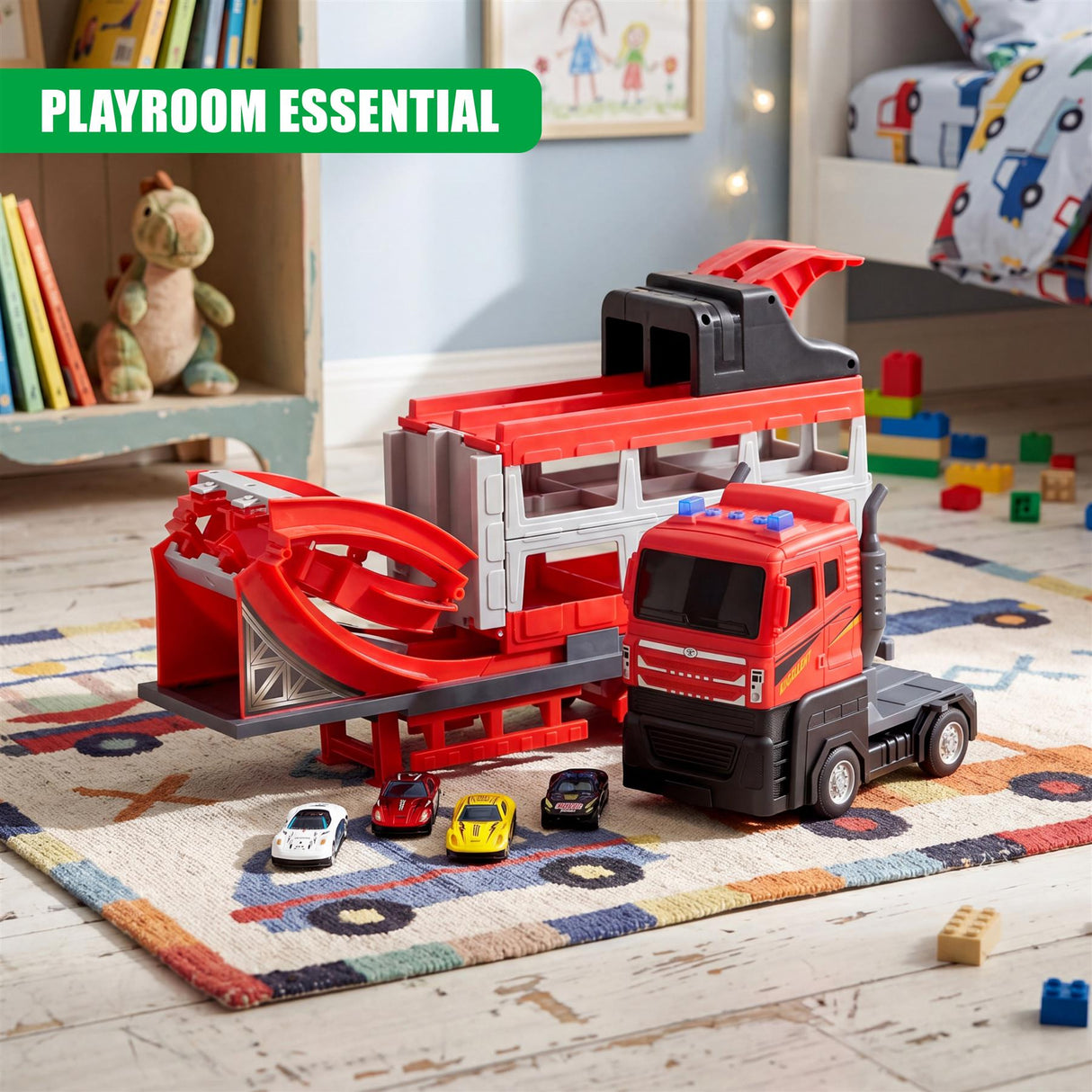Transport Catapult Truck with 4 Cars