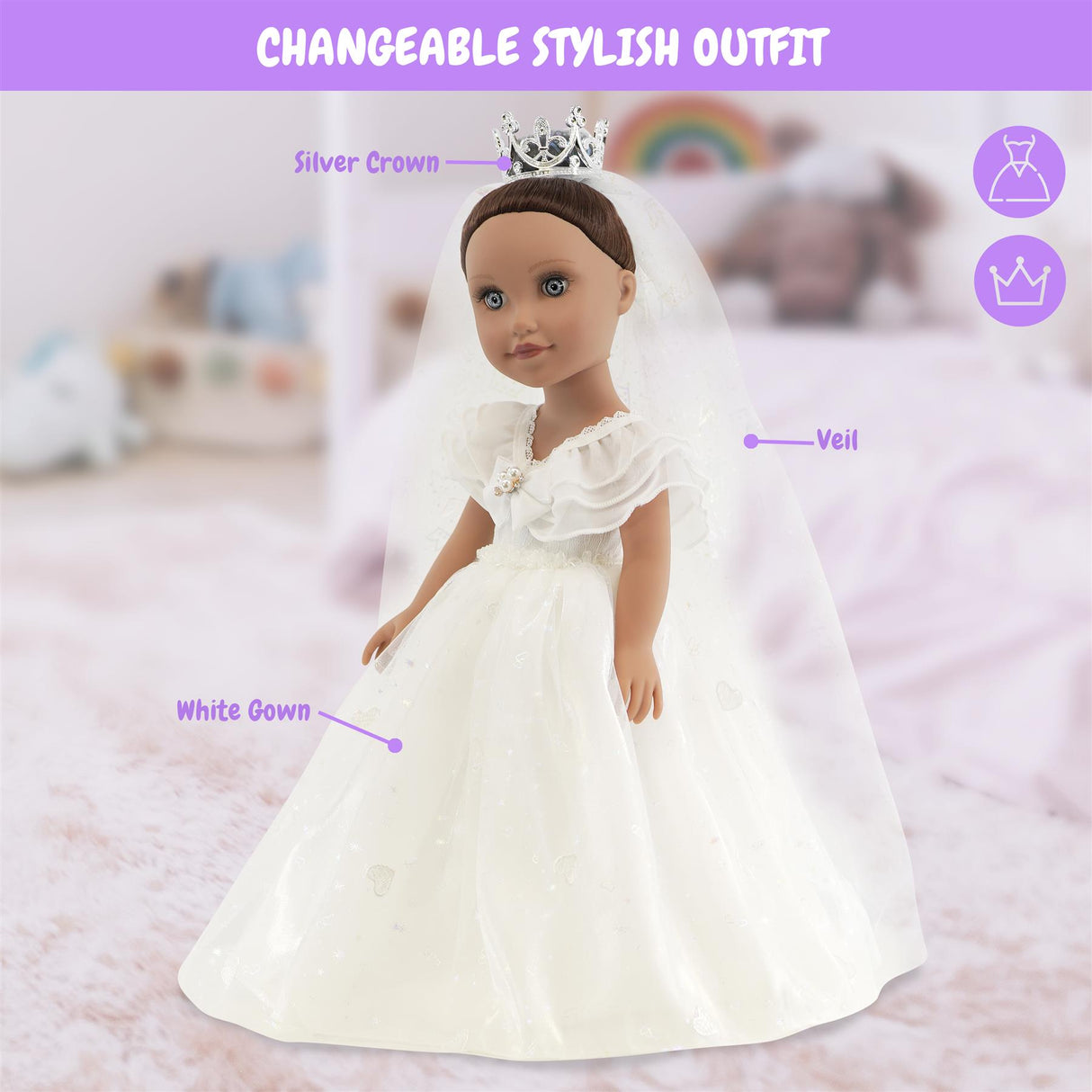 BiBI Fashion Doll "BRIDE LILY" (47 cm / 18")