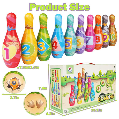 The Magic Toy Shop Soft Bowling Set For Kids