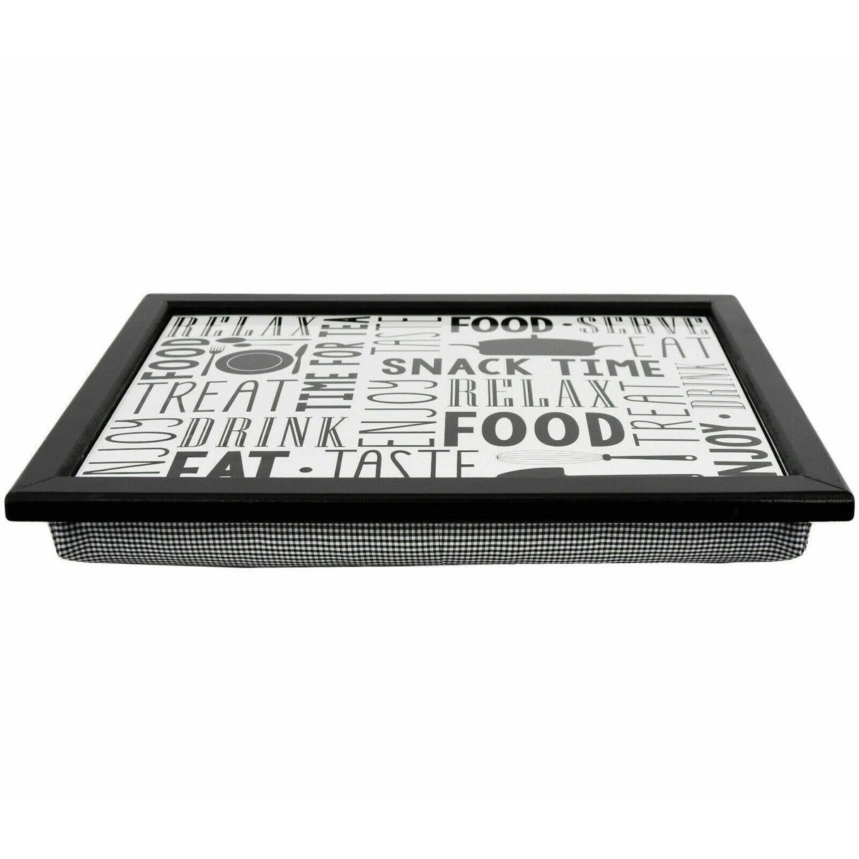 Geezy Snack Time Lap Tray With Bean Bag Cushion